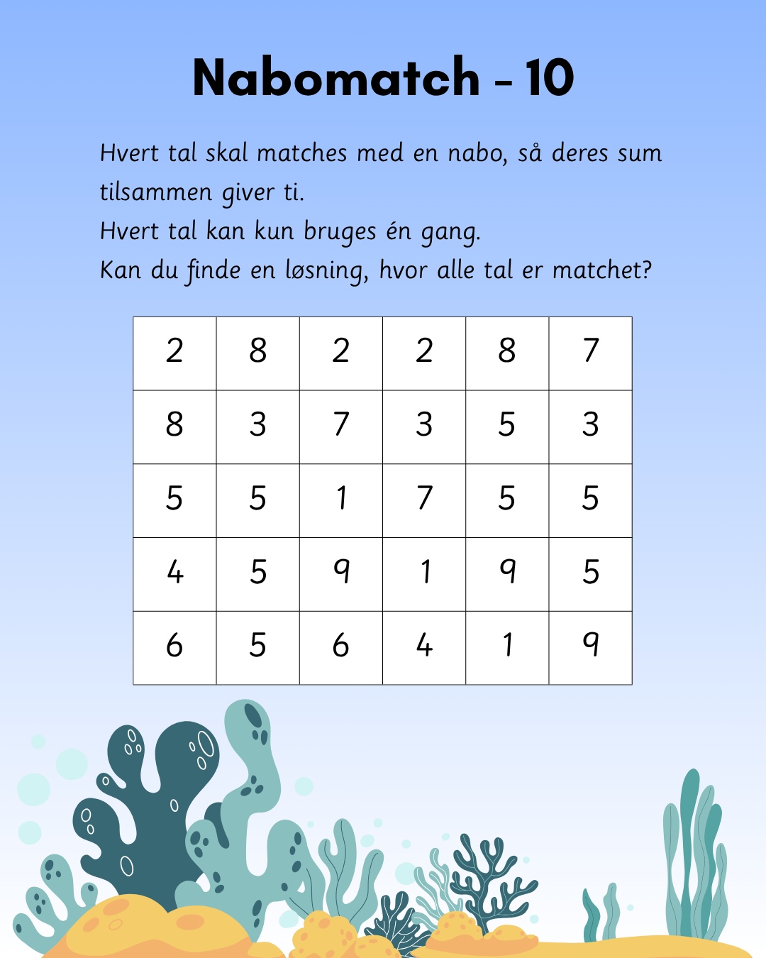 Nabomatch – 10er venner