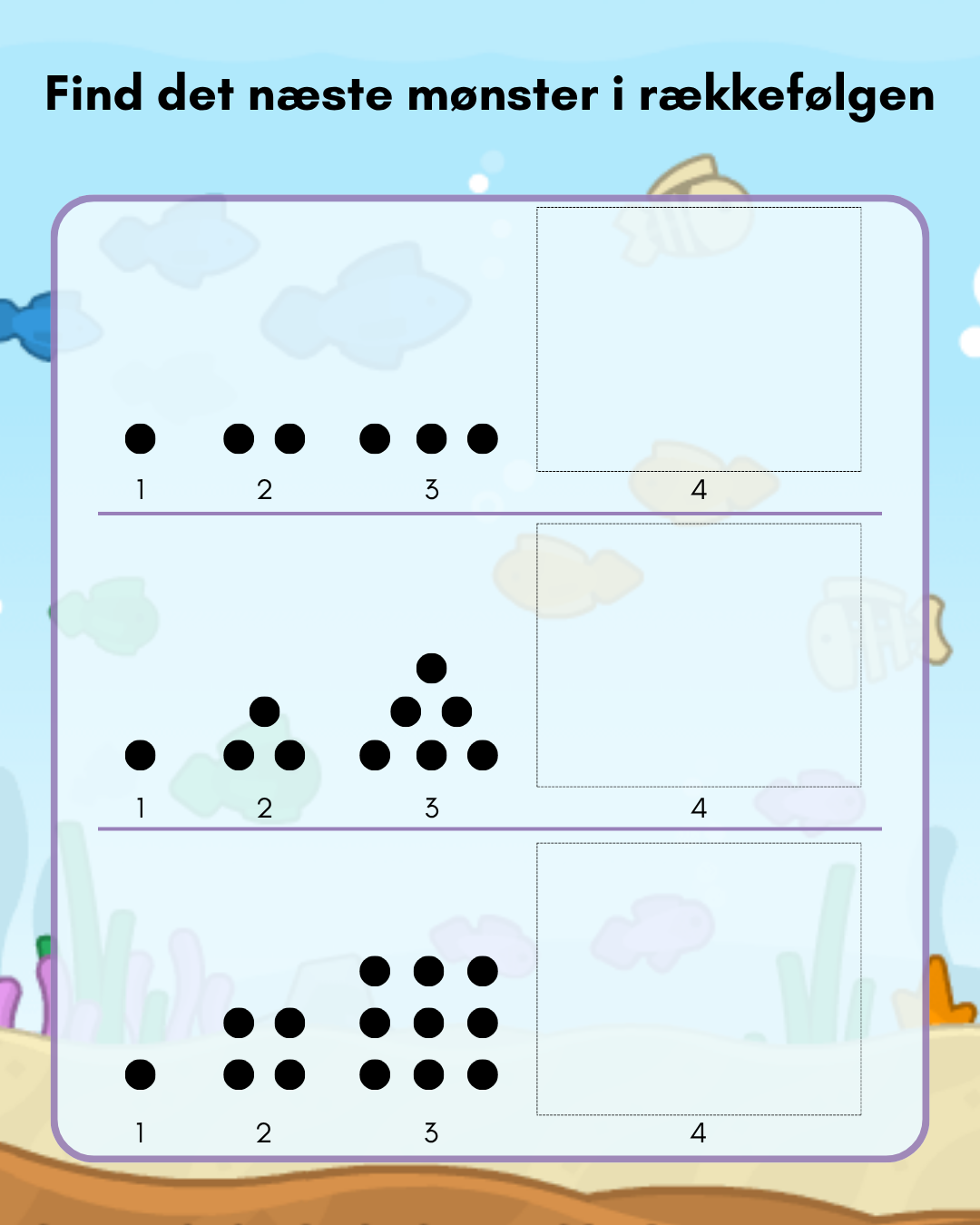 Mønstre og rækkerfølger